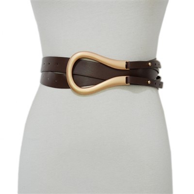 Nagy teherbírású műbőr öv